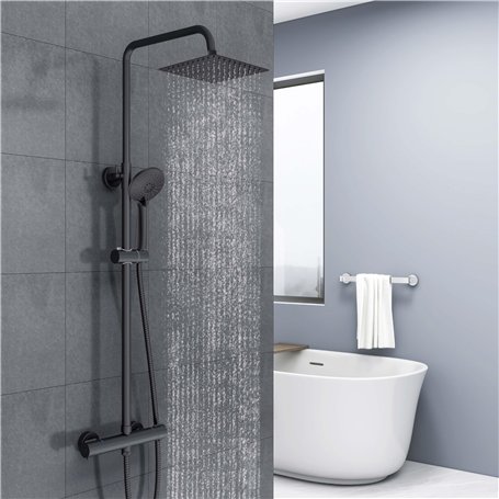 Biubiubath colonne de douche thermostatique avec mitigeur thermostatique