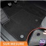 DBS - Tapis de Voiture - sur Mesure pour Clio 5 (dès 2019) - avec Clips de Fixation - Tapis de Sol antidérapant pour Automobile