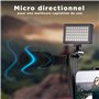 T’NB Influence Kit Vidéo pour Smartphone avec Trepied, Kit Vlogging, Lumière LED, Microphone avec Bonnette, 3 Filtres de Couleur