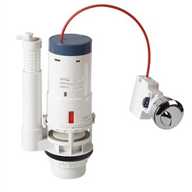 Mécanisme WC à Câble à Bouton Poussoir 3/6 Litres NOYON & THIEBAULT