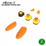 Thrustmaster ESWAP X LED Orange Crystal Pack – Accessoires de manette de jeu personnalisables pour un jeu amélioré