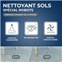 STARWAX - Nettoyant Multi-Sols spécial Robots - Usage pour tous les robots lavants - Nettoyage sans trace - Sans rinçage - Sècha