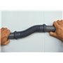 Wirquin 79021011 Raccord wc souple magicoude M/F D50, à emboîter (push-fit) pour évacuation, gris