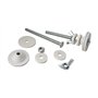 SOMATHERM FOR YOU - Lot de 2 fixations pour fixer le réservoir de WC sur la cuvette
