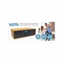 MOOOV 477380 Micro-Chaine HiFi Bluetooth sans Fil, Tuner Radio FM, Lecteur CD, USB avec Télécommande Effet Bois Mini Chaîne Ence