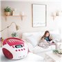 METRONIC Lecteur CD Enfant MP3 Pop Pink avec Port USB Alimentation Secteur ou Piles - Blanc et Rose