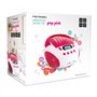 METRONIC Lecteur CD Enfant MP3 Pop Pink avec Port USB Alimentation Secteur ou Piles - Blanc et Rose
