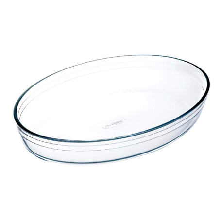Ô cuisine Plat à four ovale en verre borosilicate 35 X 24 cm