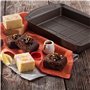 Pyrex - Asimetria - Moule à Brownies en Métal Anti-Adhésif 28x22 cm
