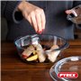 Pyrex 4 In 1 - Lot de 2 Cocottes 1L - Verre Borosilicate - Cuisson Four Façon Vapeur - Cuisine Mijotée - Compatible micro-ondes 