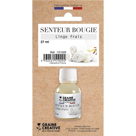 Graine Créative Skin Senteur Bougie Linge Frais 27 ML