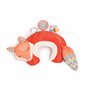 LUDI - Coussin D'Activités Renard - Jeu D'Éveil Bébé - Dès 3 Mois - Développe Les Sens