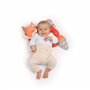 LUDI - Coussin D'Activités Renard - Jeu D'Éveil Bébé - Dès 3 Mois - Développe Les Sens, La Tonicité & Le Renforcement Musculaire