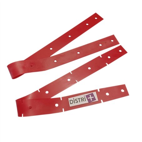 Distri+ - Kit raclette polyuréthane compatible pour autolaveuse NUMATIC 244NX. Alternative pour référence d'origine Numatic