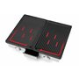 riviera&bar - Combiné Plancha Grill Professionnelle QPL800 - Bi-Zone - 1910 cm² de Zone de Cuisson Réglable - Idéale pour 8 à 10