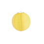Lot de 12 - Lampion avec Porte Bougie intérieur extérieur Jaune 50cm