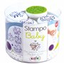 Aladine - Stampo Baby Ferme - Kit Tampons Enfant - Activités Manuelles Bébé - Encre Lavable - Jouets et Jeux Créatifs- Boîte de