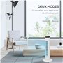 HOMCOM Ventilateur colonne 50W avec télécommande, ventilateur tour silencieux 3 vitesses, minuterie et oscillation 85°, affichag