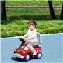 AIYAPLAY Porteur Trotteur Enfants véhicule à Pousser Camion de Pompier 18-36 Mois Coffre phares Musique Rouge