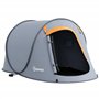 Outsunny Tente de Camping 2-3 Personnes légère ventilée avec Sac de Transport pour Le Camping