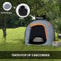 Outsunny Tente de Camping 2-3 Personnes légère ventilée avec Sac de Transport pour Le Camping, la pêche et la randonnée 245x148x