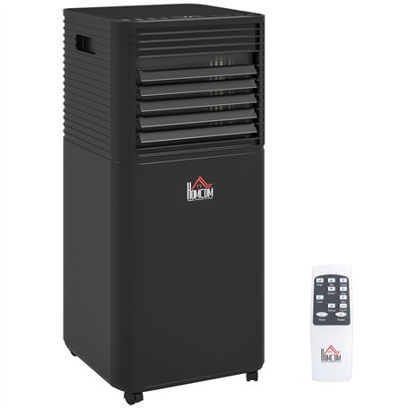 HOMCOM Climatiseur mobile 7000 BTU climatiseur portable 4 en 1 déshumidificateur