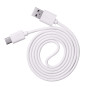 PHONILLICO Cable compatible avec enceinte Aiwa Exos-3 [PACK 2] USB TYPE USB-C Blanc 1 Mètre