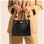 David Jones - Sac à Main Seau Porté Epaule - Sac à Main Bandoulière Taille Moyenne - 3 Compartiments Plusieurs Poches - Elégant