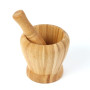COOK CONCEPT - KA4328 - Pilon et Mortier en Bambou Cuisine Ustensile de Cuisine Ustensile de Preparation