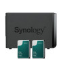 Bundle NAS Synology DS224+ 2Go avec 2 disques Synology 4To HAT3300, Non assemblé Noir