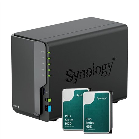 Bundle NAS Synology DS224+ 2Go avec 2 disques Synology 6To HAT3300
