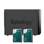 Bundle NAS Synology DS224+ 2Go avec 2 disques Synology 8To HAT3300, Non assemblé Noir