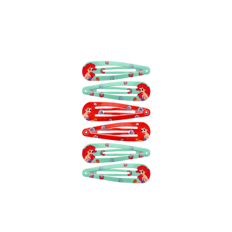 Lot De 6 Pinces à Cheveux Princesse Pour Filles - Produit Officiel Disney, Motifs Mignons, Conçu En Espagne