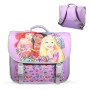 Bagtrotter - Cartable 38 cm - Princesses Disney - Violet - Primaire - Bretelles et dos rembourrés - Bandes Réfléchissantes - Gra