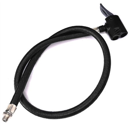 cyclingcolors Raccord Flexible de Pompe à vélo Double tête Valve Presta + Schrader gonflage Roue VTT Route Poussette Chariot bro