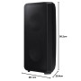 Samsung Sound Tower MX-ST40B - Enceinte Ultra puissante - 160W