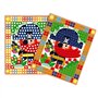 Janod - Coffret Mosaïques en Mousse Pirates - Les Ateliers du Calme - Kit Loisir Créatif Enfant - Apprentissage Motricité fine e