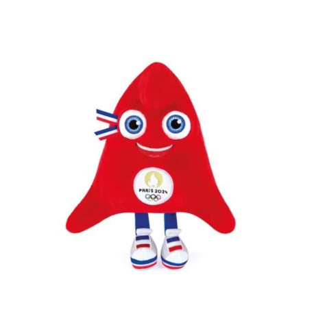 Doudou et Compagnie Peluche Mascotte Officielle Jeux Olympiques Paris 2024-25 cm