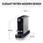 Machine à Café Nespresso Krups Citiz Platinum Titane Cafetière Dosettes YY5077FD