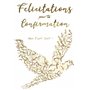 68-6503 Carte Félicitations pour ta Confirmation Homme Femme Chrétien(ne) Catholique Viens Esprit Saint Colombe de la Paix en Or