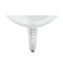 Kamberg - VENTILATEUR 40 CM SUR PIEDS BLANC - 3 VITESSES - OSCILLATION - HAUTEUR REGLABLE - SILENCIEUX - GRILLE SECURISEE - 45 W