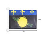 AZ FLAG - Drapeau Guadeloupe - 45x30 cm - Pavillon Nautique Guadeloupéen - France Spécial Bateau Et Extérieur En Maille Bloquée
