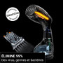 STEAMONE - Defroisseur Vapeur Portatif 1400W 24g/min - Steamer de Voyage, Autonomie 11min (260ml) - Prêt en 30s - Cable 2m - Int