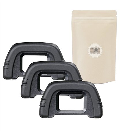 X3 DK21 Oeilleton Caoutchouc pour Viseur Nikon Type DK21 DK-21 Compatible avec Nikon D750 D7000 D90 D80 D610 D200 D600 D7000 D10