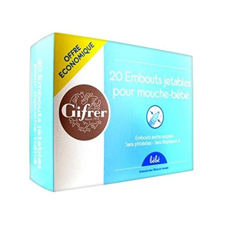 Gifrer 20 Embouts Jetables pour Mouche-Bébé