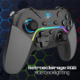 EMPIRE GAMING – Manette de Jeu Sans Fil WiFi 2.4GHz Rechargeable Gaming Controller - PC/PS3/Switch - Mode Macro/Tubo - Double Vi