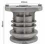 Easyboost support de lame moyeu pour tondeuse Castelgarden GGP Alpina Bestgreen Mountfield Mc Allister Stiga – Réf. OEM 12246560