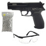 Saigo Defense Pack Airsoft Pistolet SA Navy Pistol à Ressort/Couleur: Noir/Matières: Plastique Haute Résistance et Métal/Puissan