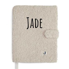 Ma Fabrique Perso - Protège carnet de santé bouclettes Naturel - Jollein - Personnalisable