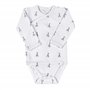 SOPHIE LA GIRAFE - Pyjama Body Bébé en Coton - Doux et Chaud - Grenouillère Manches Longues - Barboteuse Moixte
